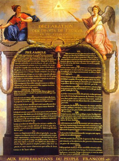 Dclaration des Droits de l'Homme et du Citoyen, 1789